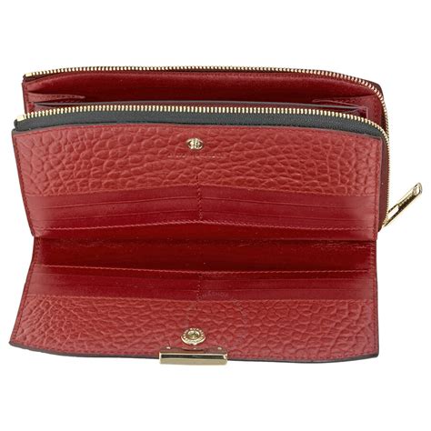 burberry red metallic wallet|burberry wallet sale outlet.